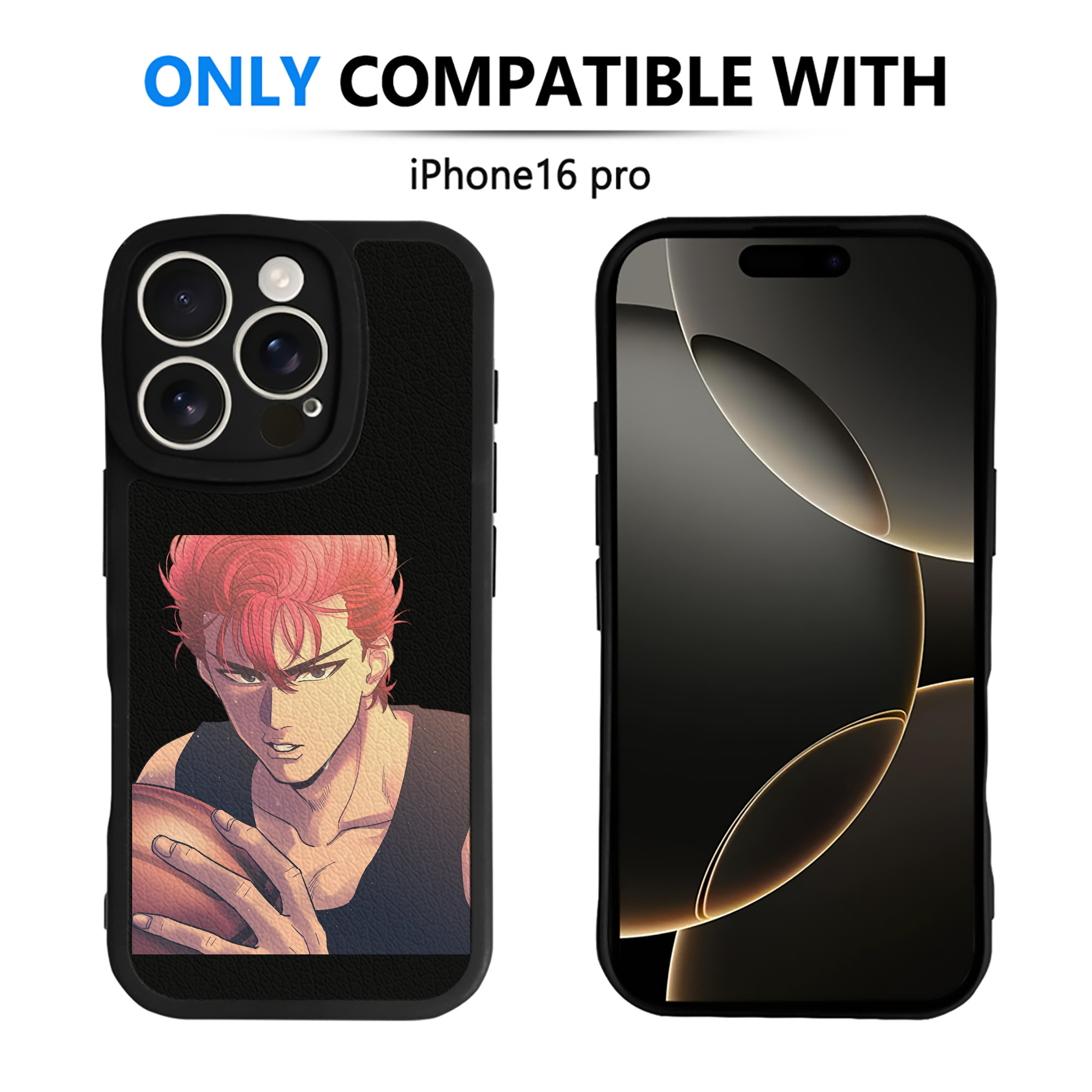 （画像用） SLAM DUNK／スラムダンク 【iPhone 16シリーズ対応】シリコンスマホケース（レザー調） 材質：シリコン